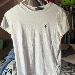 Relaxed White Polo Ralph Lauren Shirt